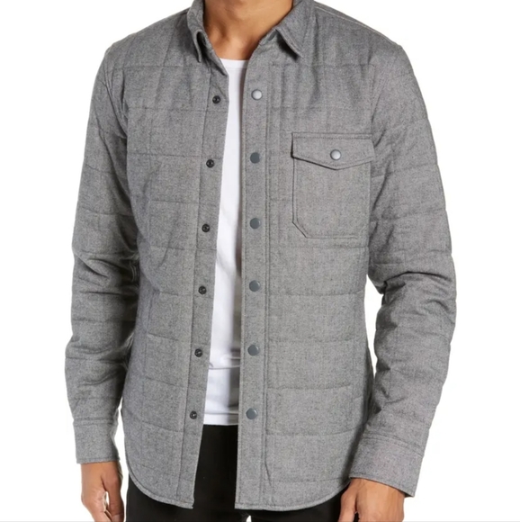 Bonobos Other - Bonobos Quilted Gray Shirt Jacket